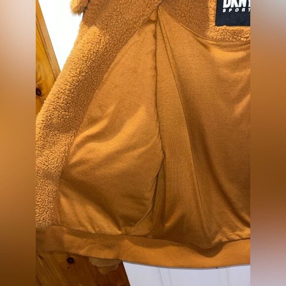 DKNY Women’s Sport Hooded Roebling Fleece Jacket Size Small - Picture 4 of 14